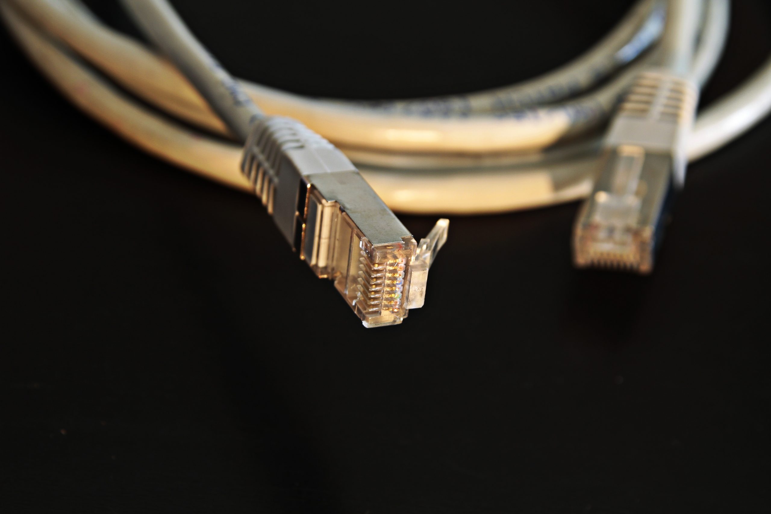 an ethernet patch lead